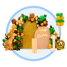 jungle theme birthday decorations